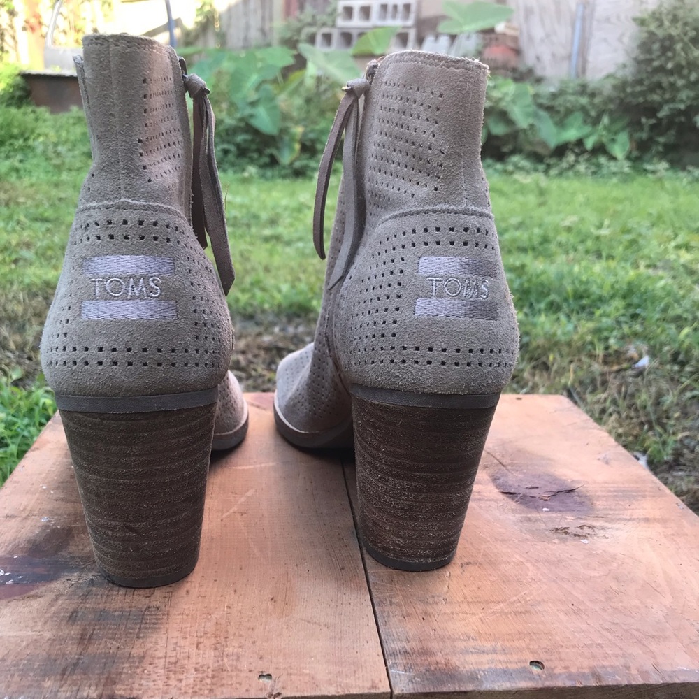 Tom’s Majorca peep toe Booties